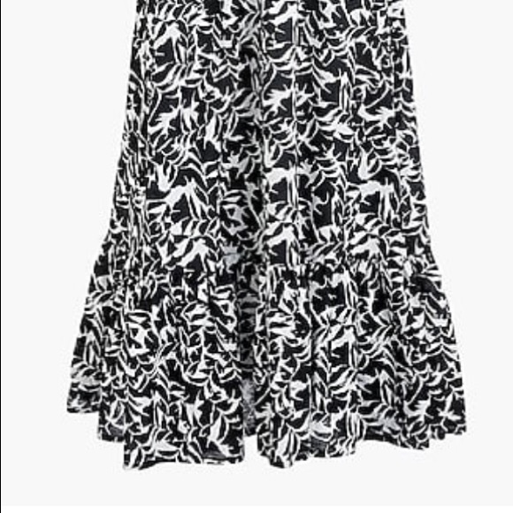 LAST ONE! J. CREW Tiered Cotton / Linen Maxi DRESS - Picture 5 of 8